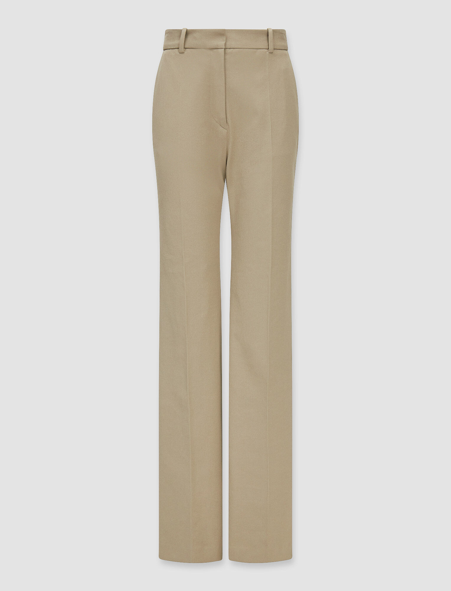 Joseph, Gabardine Stretch Tafira Trousers – Shorter Length, in Pewter